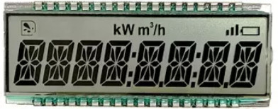 Crystal Display Panel líquido monocromático, módulo monocromático del Lcd de 7 segmentos