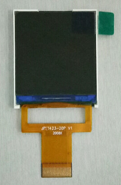 pantalla de TFT Lcd del panel 128x128, exhibición transmisiva de TFT LCD de 1,44 pulgadas