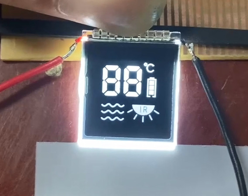 Módulo de panel LCD de 7 segmentos VA transparente negativo portátil de alta contraste