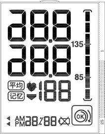 Módulo del Lcd del segmento de Digitaces 7, pantalla transparente del módulo del Va Lcd para el Sphygmomanometer