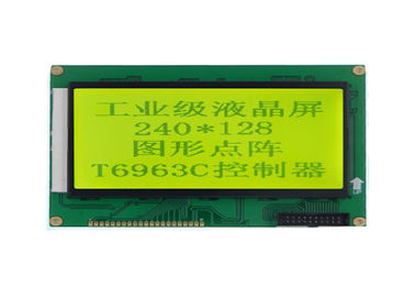 T6963c gráfico del módulo 240 x 128 del LCD de 5,3 pulgadas regulador negativo de la resolución STN