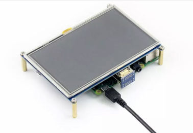 5,0 pantalla TFT táctil de la frambuesa pi de la pulgada, exhibición de pantalla LCD táctil de la interfaz USB de HDMI 