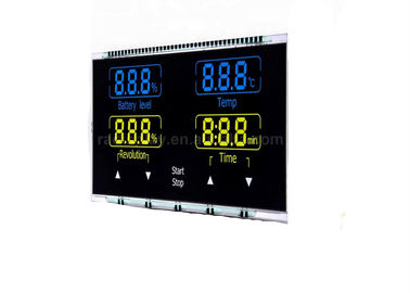 Exhibición de encargo del VA LCD del segmento del tacto 7 del dígito para el sistema de calefacción