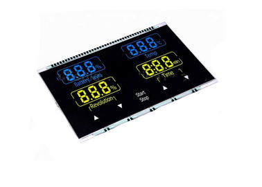Exhibición de encargo del VA LCD del segmento del tacto 7 del dígito para el sistema de calefacción
