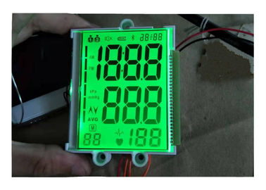 Exhibición de panel LCD del TN del segmento del dígito del positivo 4 del LCD de la aduana para el Sphygmomanometer