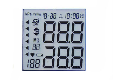 Exhibición de panel LCD del TN del segmento del dígito del positivo 4 del LCD de la aduana para el Sphygmomanometer