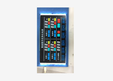 Exhibición de encargo del Lcd del tamaño del VA LCD de la exhibición 7 del segmento del módulo industrial del LCD para el sistema inteligente de la purificación de Digitaces