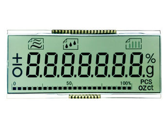 Dígito monocromático del segmento 4 de la exhibición 7 del TN LCD alfanumérico con el Pin impermeable del conector 18