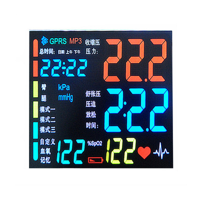 La pantalla de 6 dígitos personaliza el módulo de pantalla Lcd transparente de siete segmentos