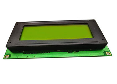 Exhibición alfanumérica del LCD de los caracteres, módulo 1604 del LCD del verde amarillo de 5 voltios