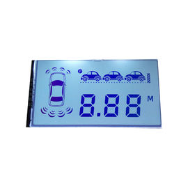 Contraluz llevado pantalla LCD alfanumérica de la retroiluminación blanca del módulo de la exhibición de HTN LCD