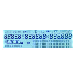 Visualización electrónica del LCD de la exhibición de 2.8V-5.5V TN LCD/del código del segmento de la temperatura