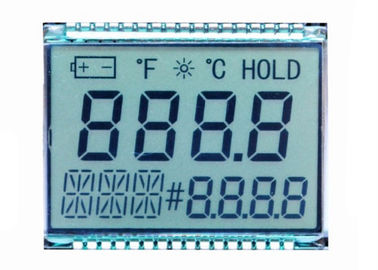 Exhibición reflexiva del TN LCD de la exhibición numérica del segmento del dígito 7 de la aduana 4 para el conector pin del metro