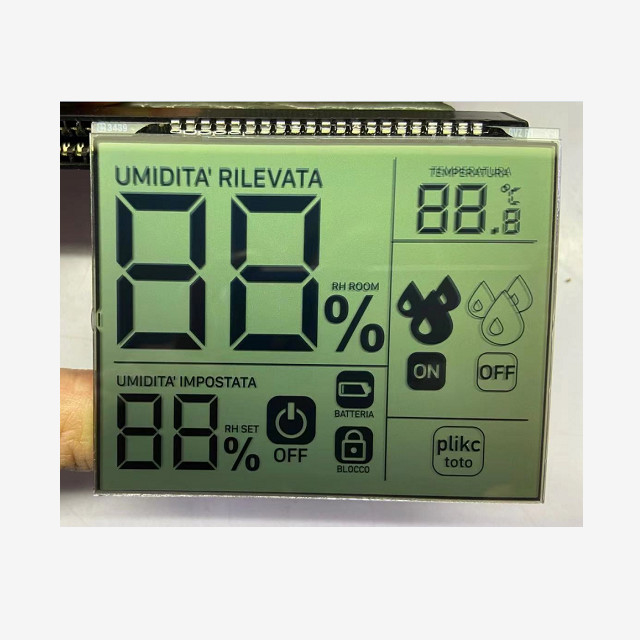 Módulo de exhibición Lcd del conector de FPC, exhibición Lcd positiva del TN tamaño pequeño