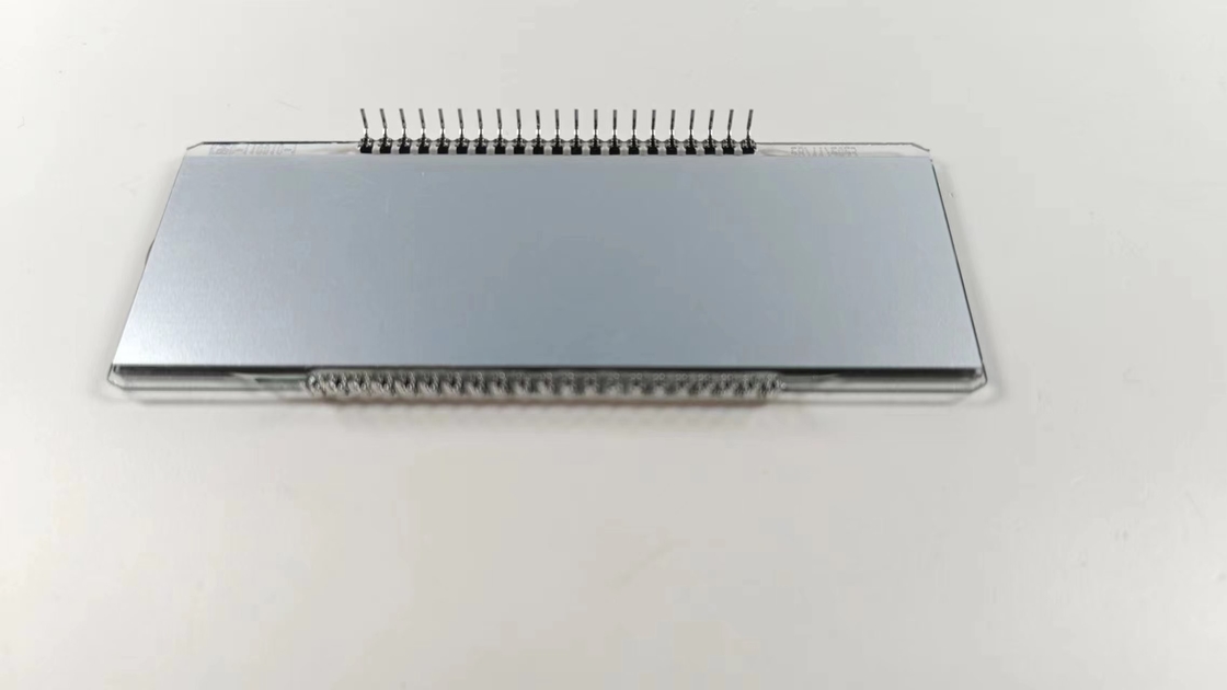 Fabricante chino TN 7 Segmento de pantalla LCD Modulo transmisor monocromático Caracter transparente para termostato