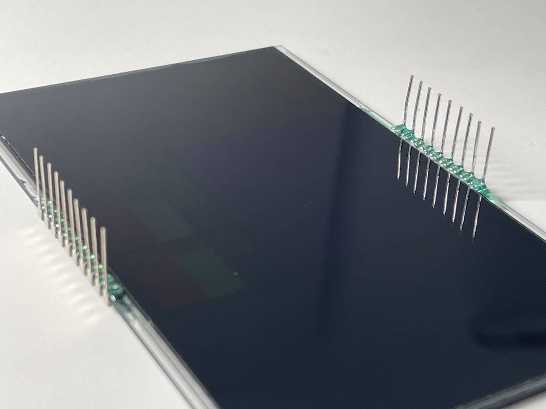 Precio al por mayor VA Segmento de pantalla LCD Control de PIN Color Pantalla de luz de fondo Blanco Para masajista