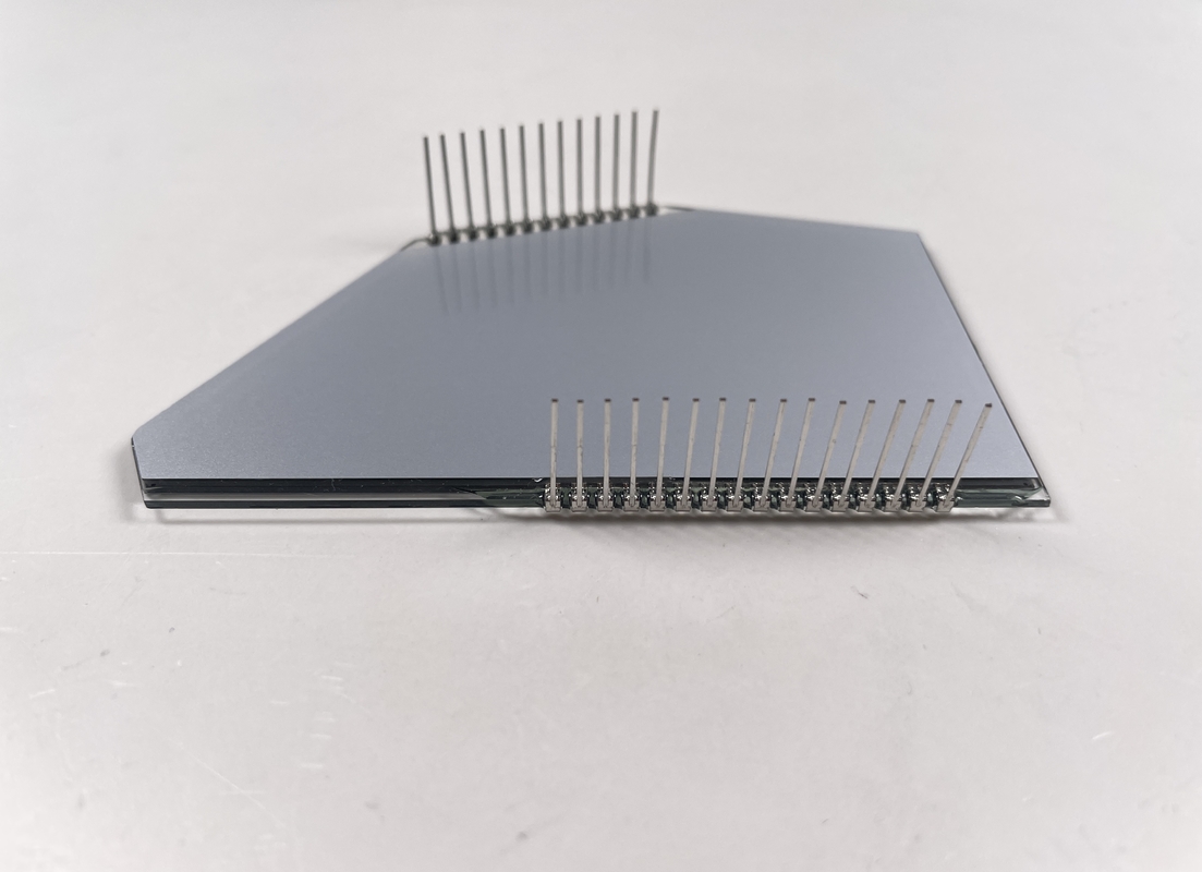 5.0 V Pantalla de instrumentos de velocidad personalizable con pantalla de segmento de código de pantalla LCD HTN prositiva