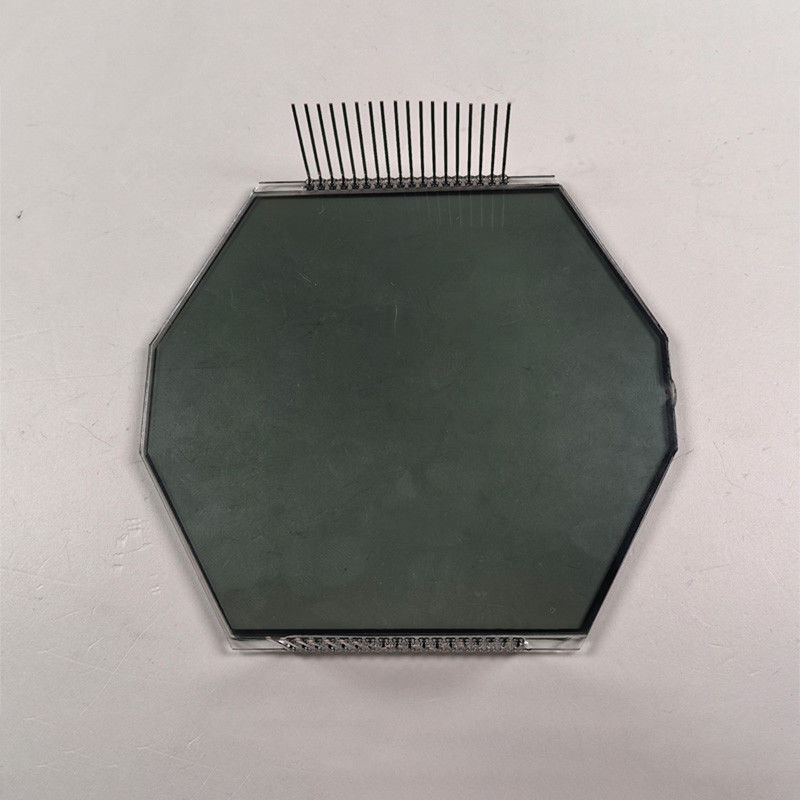 Fábrica de ventas calientes HTN Pantalla LCD de ocho formas monocromática de 7 segmentos Pantalla LCD gráfica para instrumentos de motocicletas