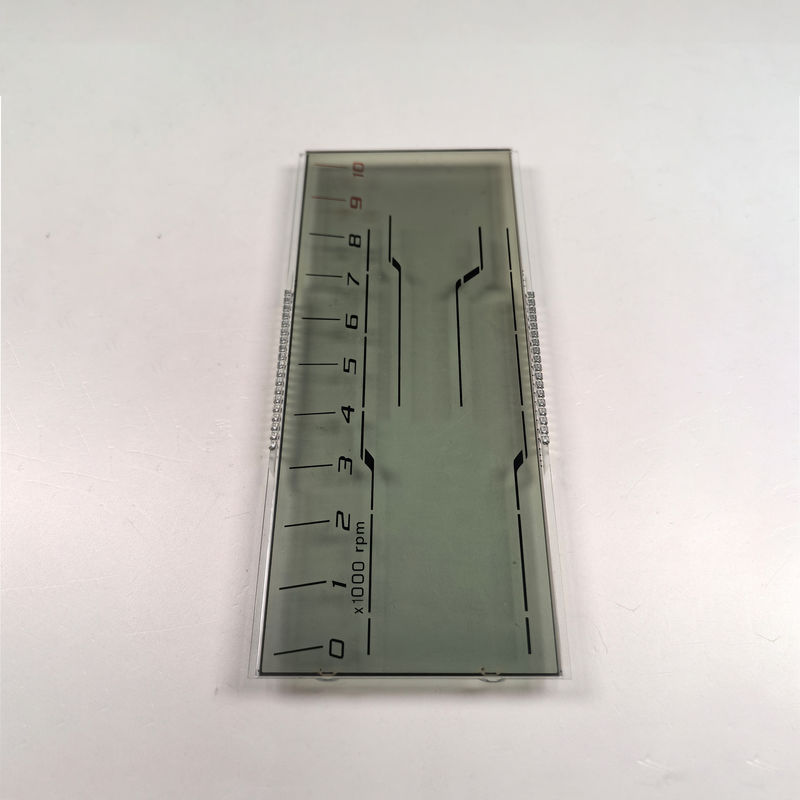 Fabricante Barata Pantalla LCD personalizada HTN de ocho formas monocromática de 7 segmentos Pantalla LCD gráfica para instrumentos de motocicleta