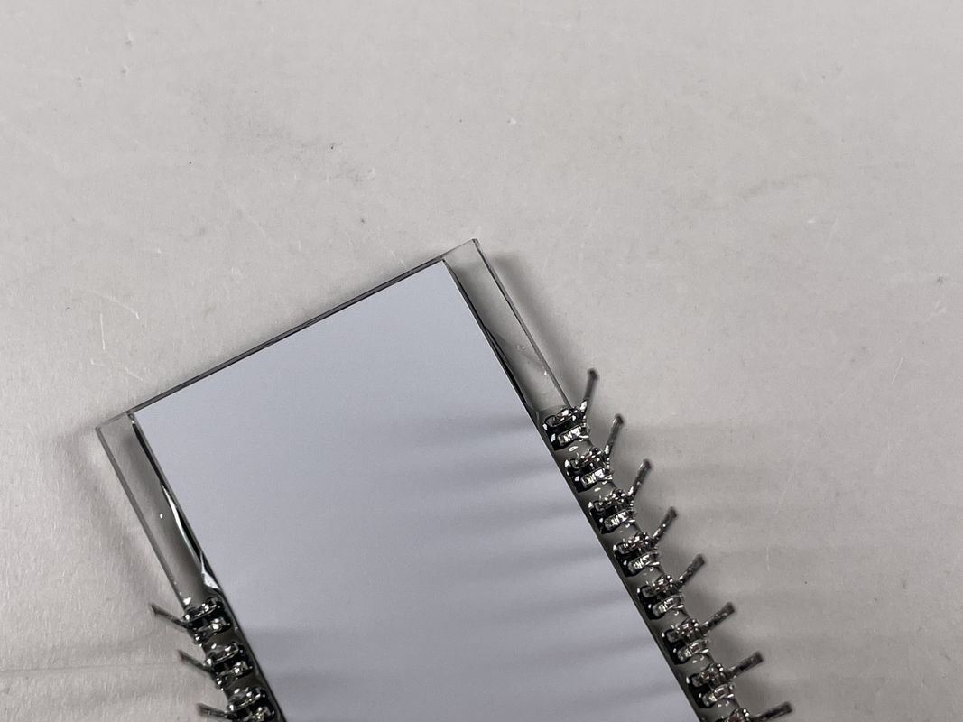 Factory Custom 8 dígitos TN pantalla LCD positivo siete segmentos de conexión PIN para el medidor de gas electrónico