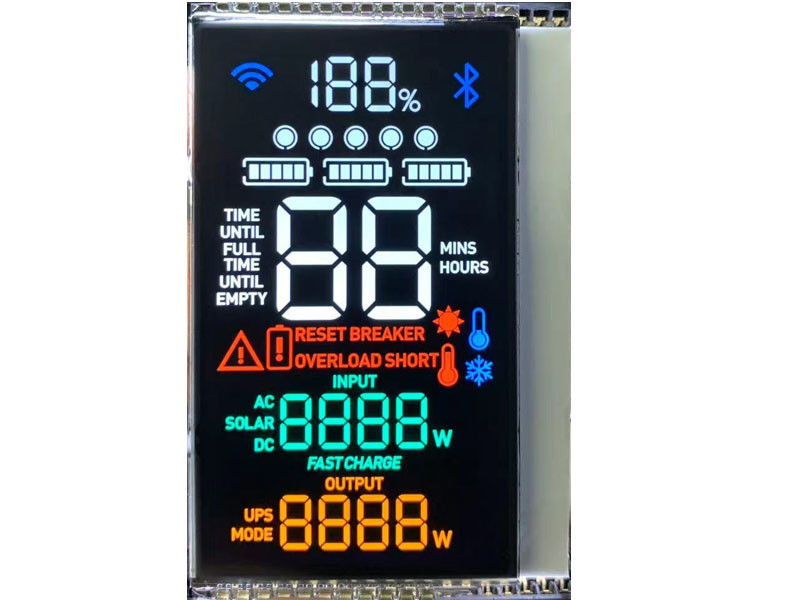 Modulo LCD de alto contraste con pantalla monocromática VA para pantalla de alimentación exterior e interior