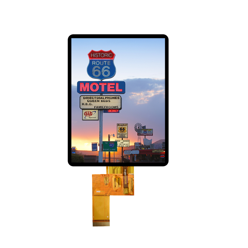 Apoyo OEM ODM 3.5 pulgadas TFT pantalla LCD para control industrial SPI/MCU/LVDS Interfaz Panel de pantalla LCD Modulo de pantalla TFT personalizado
