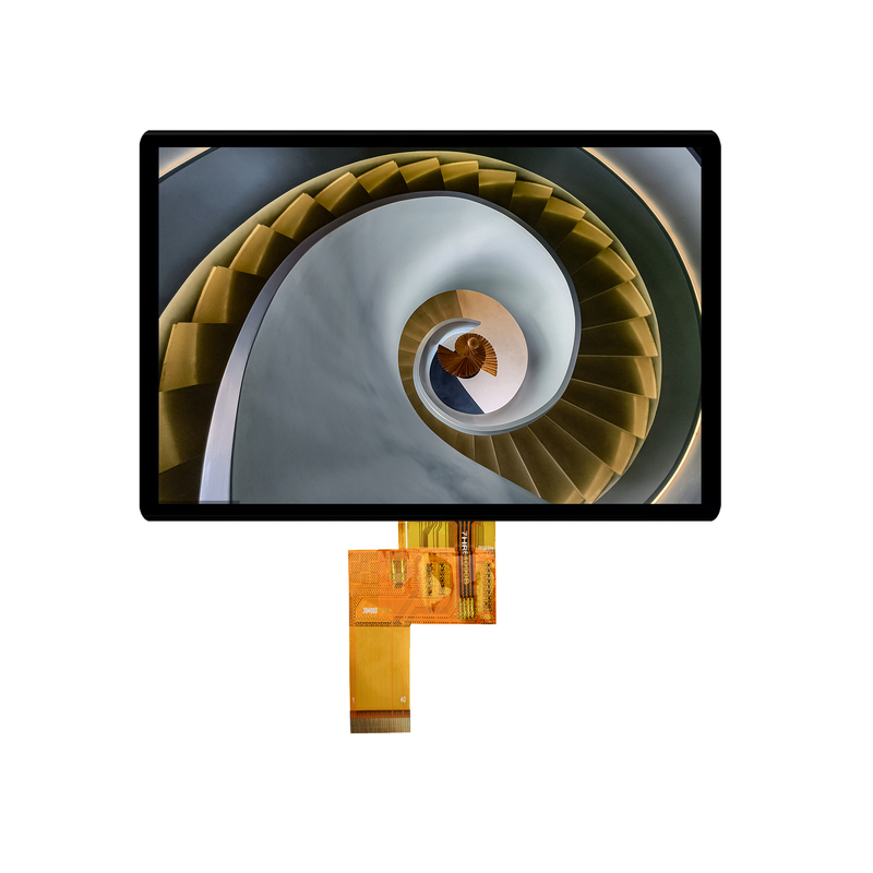 Fabricación de pantalla TFT LCD de 7 pulgadas, módulo de pantalla TFT LCD de grado industrial con pantalla táctil, módulo TFT LCD personalizado
