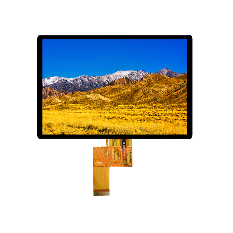 Fabricación de pantalla TFT LCD de 7 pulgadas, módulo de pantalla TFT LCD de grado industrial con pantalla táctil, módulo TFT LCD personalizado