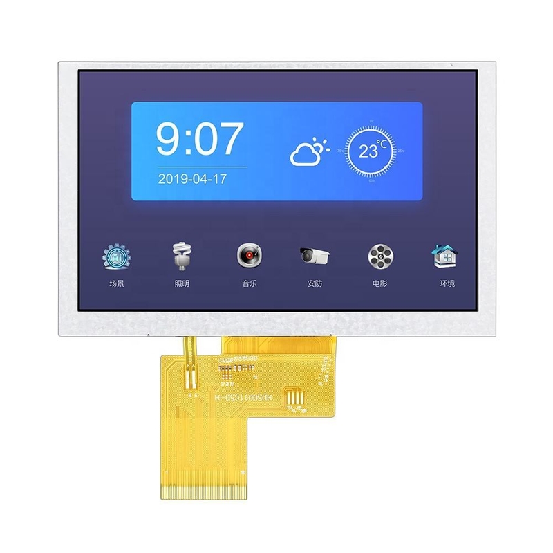 Pantalla LCD TFT IPS de 7 pulgadas de grado industrial personalizado, soporte OEM ODM para pantalla LCD TFT