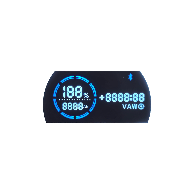 Pantalla LCD VA personalizada | 4 segmento Módulo LCD en blanco y negro para la fuente de alimentación