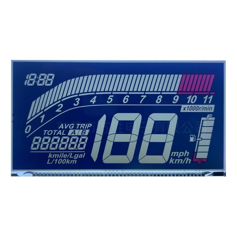 Pantalla LCD personalizada para Yamaha HTN LCD para motocicletas velocímetro Pantalla LCD de segmento personalizada