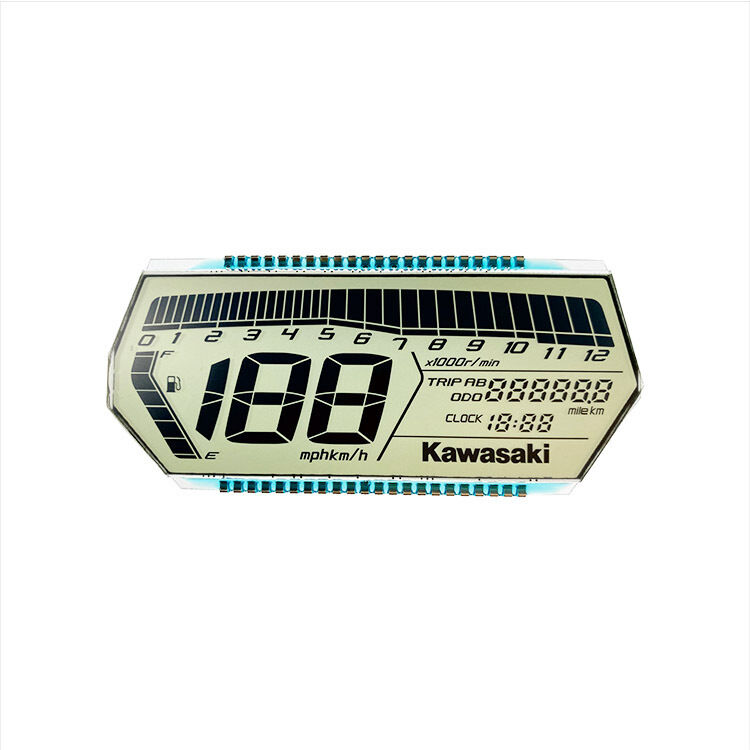 LCD HTN TN VA personalizado para motocicletas, pantalla LCD de segmento de velocímetro para Yamaha