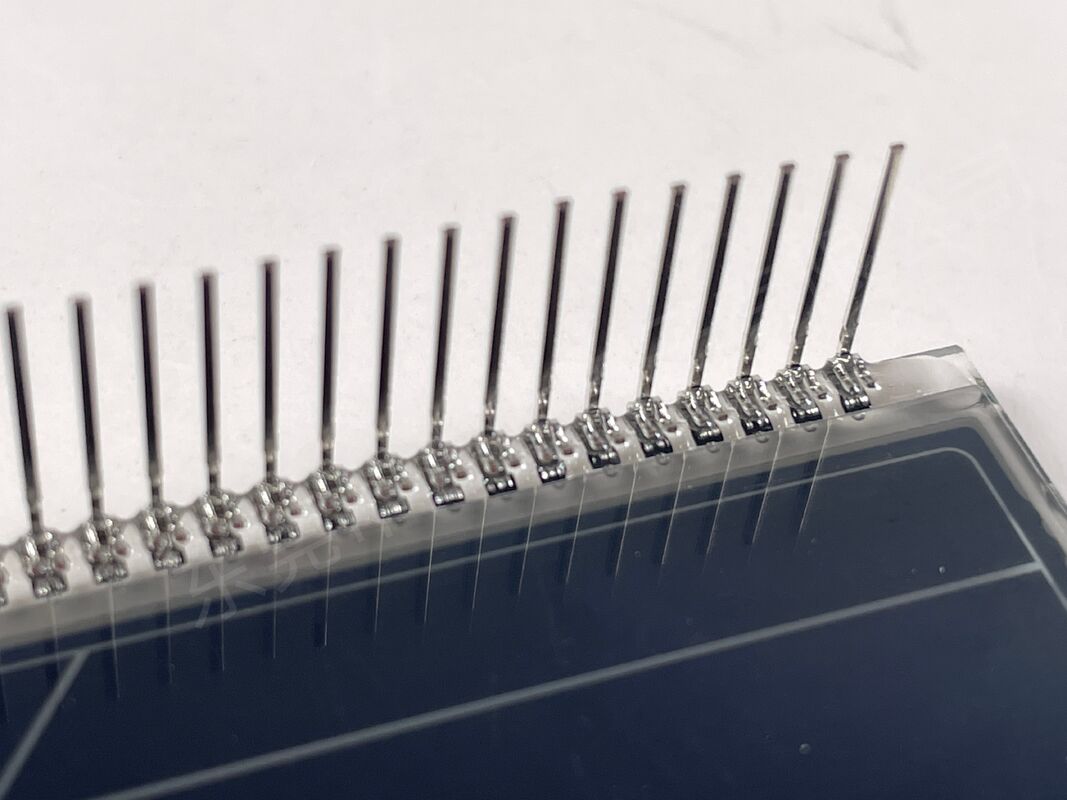 Pantalla LCD monocromática LCD para motocicleta con película azul personalizada Pantallas LCD velocímetro semicircular