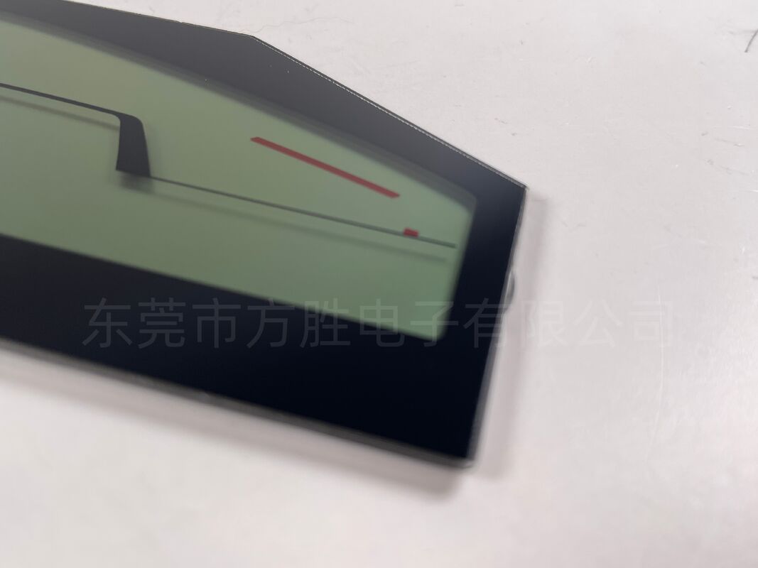 Panel de visualización LCD de segmento OEM personalizado para motocicletas, tipo pantalla LCD con código de segmento Lcd de Htn
