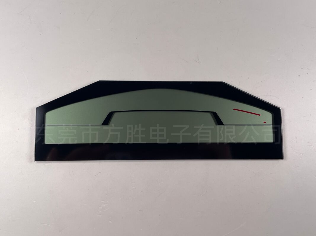 Panel de visualización LCD de segmento OEM personalizado para motocicletas, tipo pantalla LCD con código de segmento Lcd de Htn