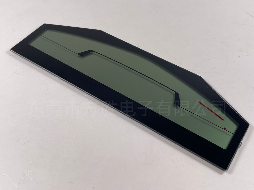 Panel de visualización LCD de segmento OEM personalizado para motocicletas, tipo pantalla LCD con código de segmento Lcd de Htn
