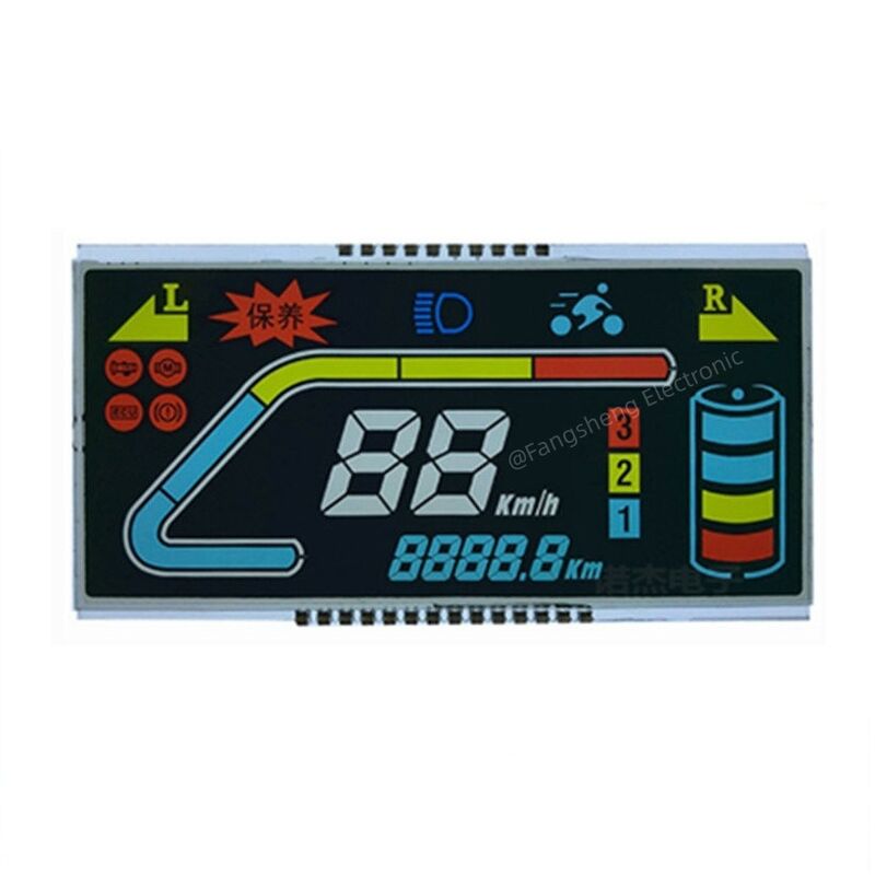 Pantalla LCD HTN personalizada/LCD STN/LCD VA/Pantalla de segmento LCD /Pantalla LCD/LCD personalizada para motocicletas E-Bike/automoción/grupo de instrumentos