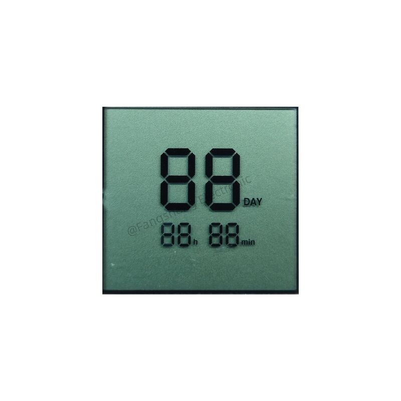 El panel positivo reflexivo de la pantalla LCD de la exhibición del LCD del segmento del dígito 7 de encargo del TN LCD 2 para el contador de tiempo