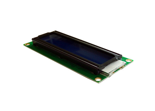 STN negativo de la exhibición 2 x 16 de LCM LCD monocromo de la resolución 1602 con 16 pernos