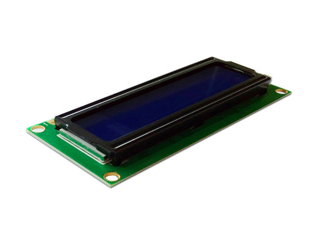 STN negativo de la exhibición 2 x 16 de LCM LCD monocromo de la resolución 1602 con 16 pernos