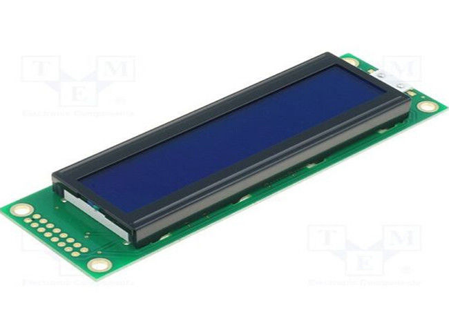 Pequeño módulo de la exhibición del LCD color 20 x 2, el panel de exhibición de matriz de punto del monocromo 2002