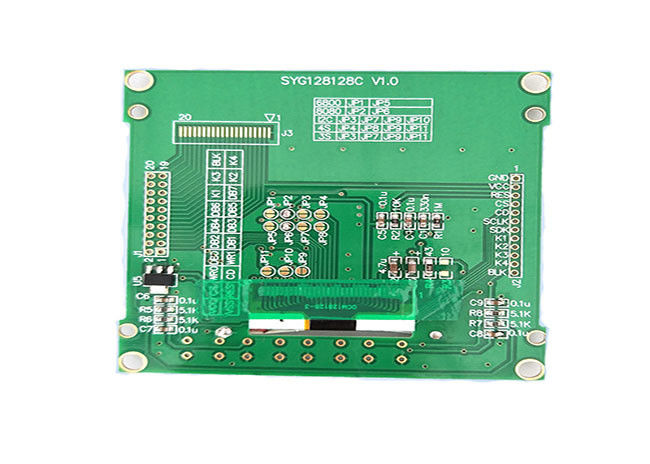Exhibición de matriz azul de punto del Lcd, fila de 3,7 pulgadas/pantalla conducida columna de la matriz de punto