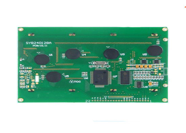 Exhibición de matriz llevada pernos de punto del regulador 22 de T6963c, 5,1 pulgadas módulo de la exhibición de 240 de x 128 Spi Lcd 