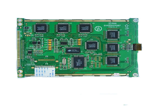 320 x 240 tipo de la MAZORCA LCM del molde gris del módulo de la exhibición del LCD del gráfico de los puntos 5 voltios