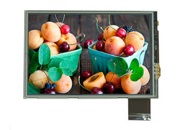 Pantalla táctil resistente de TFT LCD del paisaje del alto brillo con 16/18/24 interfaces del Rgb del pedazo