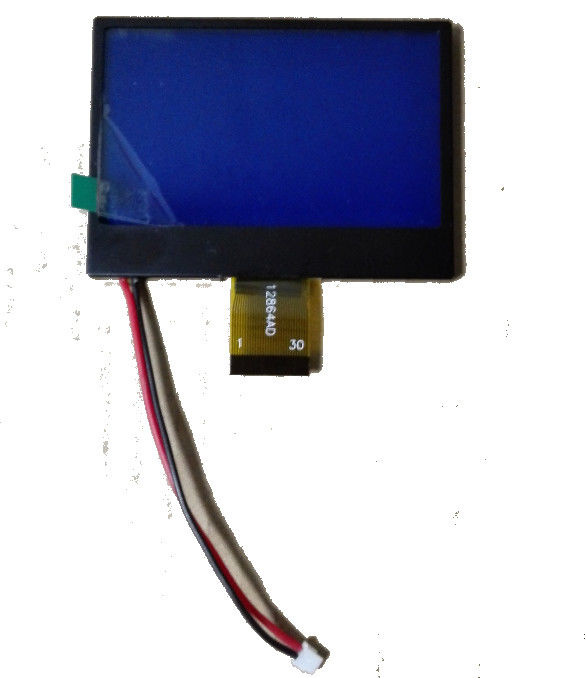Tipo gráfico modo 3.0V de Transflective de la resolución del módulo 128 * 64 del LCD del DIENTE