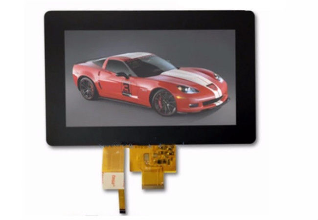 Panel LCD de 7 pulgadas el panel capacitivo de la pantalla táctil de 1024 * de 600 IPS TFT LCD con el interfaz de Lvds
