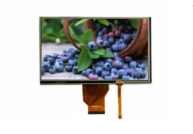 Panel LCD de 7 pulgadas el panel capacitivo de la pantalla táctil de 1024 * de 600 IPS TFT LCD con el interfaz de Lvds
