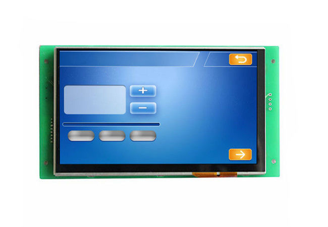 7 pulgadas 800 * 480 Uart proyectaron la pantalla táctil capacitiva con el interfaz de RS232/de TTL para la frambuesa pi