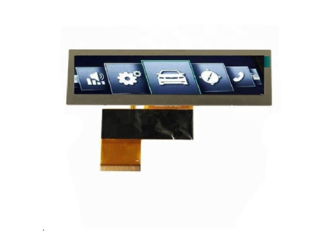 Tipo de la barra del módulo 480 * 72 de TFT LCD de 3,8 pulgadas estirado con el interfaz del RGB de 40 pernos 